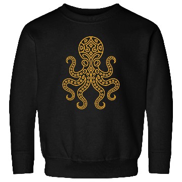Discover Elegant Mandala Octopus Illustration Sweatshirts