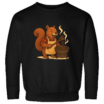 Discover Cozy Squirrel Coffee Roast Design Sweatshirts