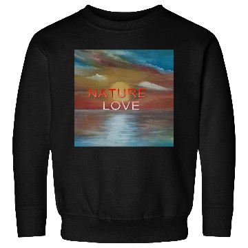 Discover Sunset Ocean Nature Love Design Sweatshirts
