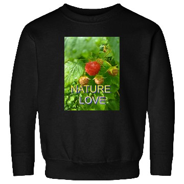Discover Vivid Raspberry and Greenery Nature Design Sweatshirts