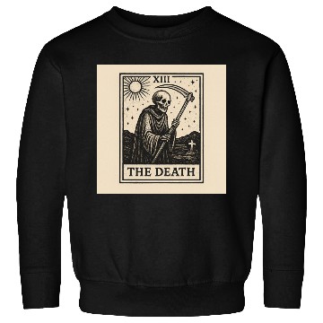 Discover Dark Tarot The Death Illustration Sweatshirts