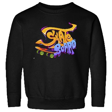 Discover Skateboard Graffiti Art Design Sweatshirts