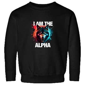 Discover I Am The Alpha Wolf Sweatshirts