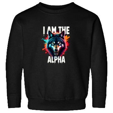 Discover I Am The Alpha Wolf Sweatshirts