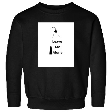 Discover sad lonely quote with a street light               Sweatshirts