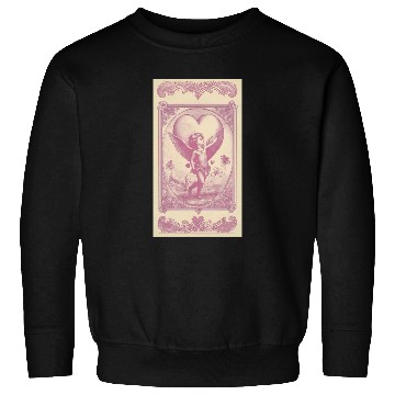 Discover Vintage Cupid Heart Illustration Sweatshirts