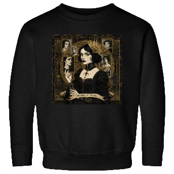 Discover Gothic Portrait with Sunburst Halo Sweatshirts