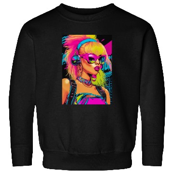 Discover Cyberpunk Diva Sweatshirts