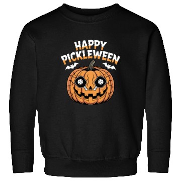 Discover Pickleween Pickleball Player Halloween Pumpkin Sweatshirts