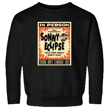 Discover Retro Sonny Eclipse Poster Sweatshirts