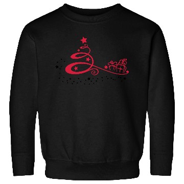 Discover Christmas Tree with Stars and Gift Boxes Sweatshirts