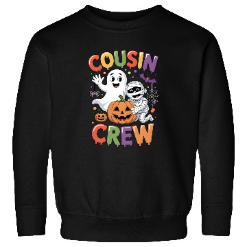 Discover Halloween Cousin Crew with Cute Mummy and Ghost Sweatshirts
