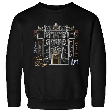 Discover San Diego Art Museum Hand drawing Sweatshirts