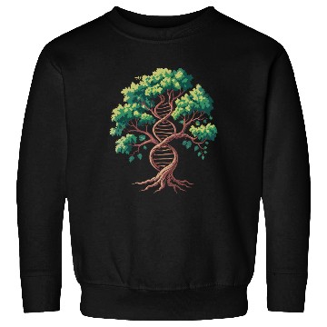 Discover Tree of Life with DNA Spiral Sweatshirts