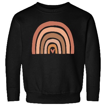 Discover Earth Tones Abstract Rainbow Design Sweatshirts