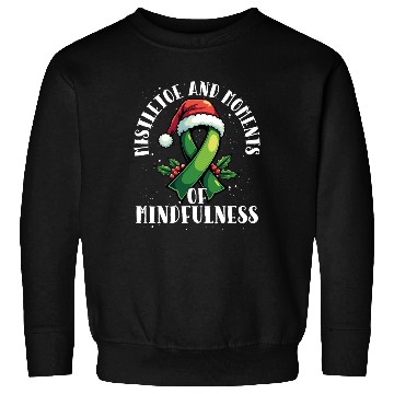 Discover Let Your Mental Health Be Merry and Bright Holiday Sweatshirts