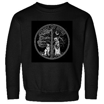 Discover Dark Forest and Fox Design Sweatshirts