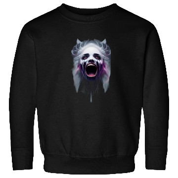 Discover Haunted Puppet Horror Art Sweatshirts