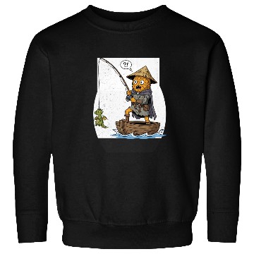 Discover Whimsical Pineapple Fisherman Sweatshirts