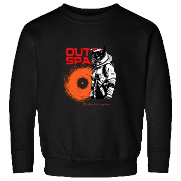 Discover Space Cat Astronaut Adventure Sweatshirts