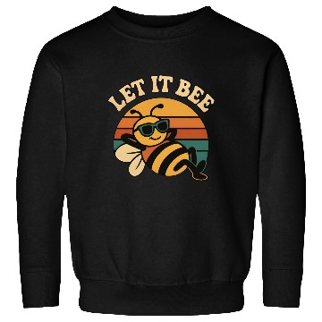 Discover Chill Bee Sunsetting Design Sweatshirts
