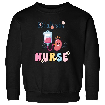 Discover Dialysis Nurse Illustration Sweatshirts