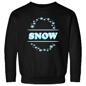 Discover Snowflake Circle Winter Design Sweatshirts