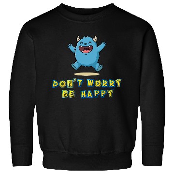 Discover Playful Monster with Positive Message Sweatshirts