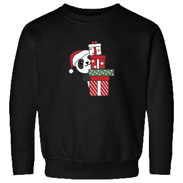 Discover Panda Christmas Gift Winter Animals Pandas Sweatshirts