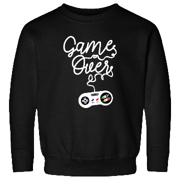 Discover Game Over Gaming Console Illustration Sweatshirts