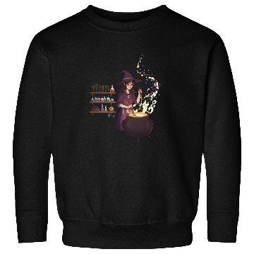Discover Enchanted Witch Potion Craft Design Sweatshirts