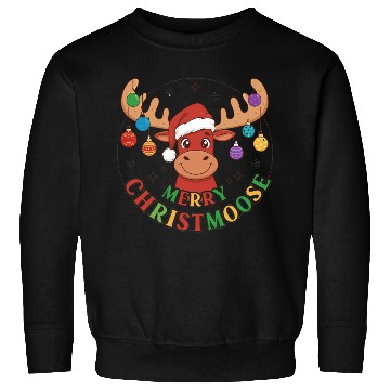 Discover Festive Reindeer with Holiday Ornaments Sweatshirts