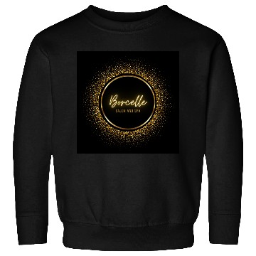 Discover Elegant Gold Sparkle Salon Logo Sweatshirts