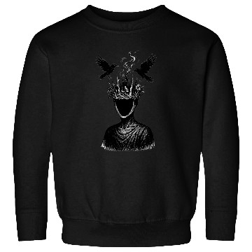 Discover Ethereal Hallow Crown with Birds Sweatshirts
