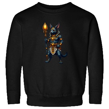 Discover Egyptian Anubis Inspired Mystical Design Sweatshirts