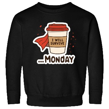 Discover Superhero Coffee Survival Design Sweatshirts