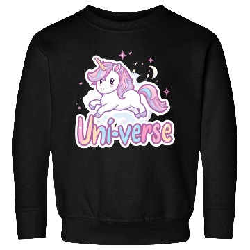 Discover Magical Unicorn in Pastel Universe Sweatshirts