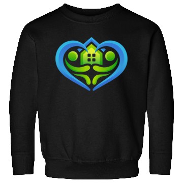 Discover Creative Heart Home Embrace Design Sweatshirts