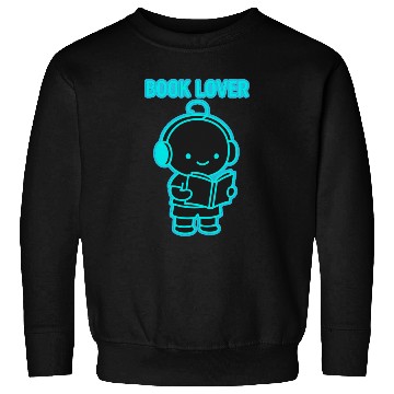 Discover Neon Book Lover Character Sweatshirts