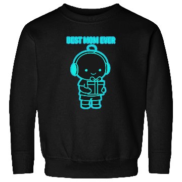 Discover Best Mom Ever Neon Glow Design Sweatshirts