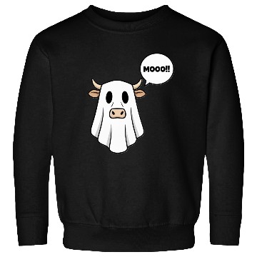 Discover Funny Ghost Cow Sweatshirts