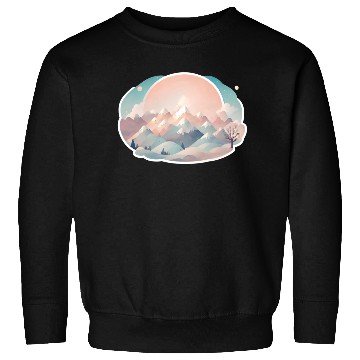 Discover Serene Mountain Range with Sunrise Sweatshirts