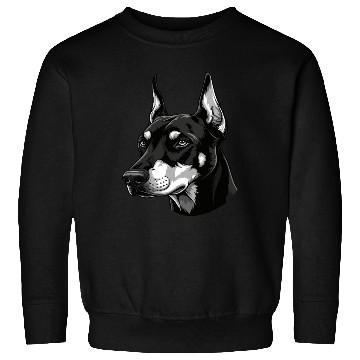 Discover Elegant Black and White Husky Portrait Sweatshirts