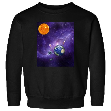 Discover Cosmic Space Adventure Design Sweatshirts