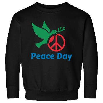 Discover Peace Day Dove with Olive Branch Sweatshirts