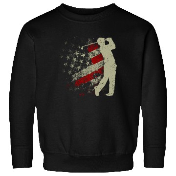 Discover American Flag Golf USA Flag Sweatshirts