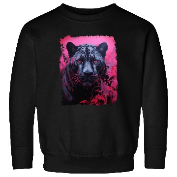 Discover Pink Pop Art Black Panther  Sweatshirts