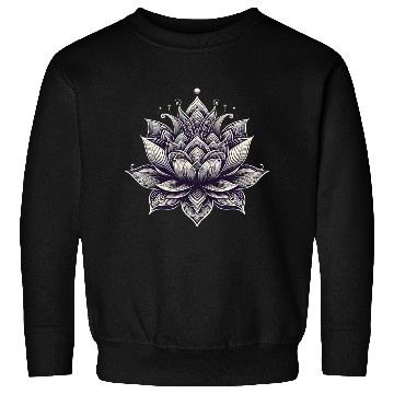 Discover Intricate Lotus Mandala Design Sweatshirts