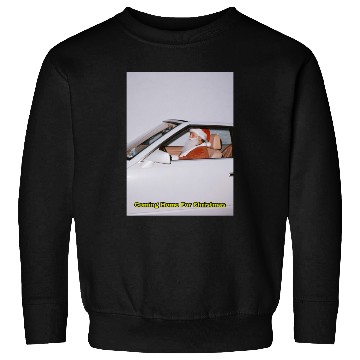 Discover Santa's Joyful Ride Card Design Sweatshirts