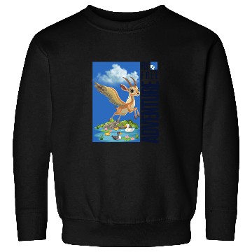 Discover Flying Mythical Waterfowl with Adventure Theme Sweatshirts